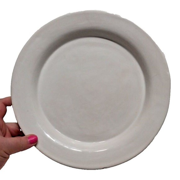 Vintage Cheese Butter Dish Domed Serving White Ceramic Fruits Florals - Picture 9 of 9